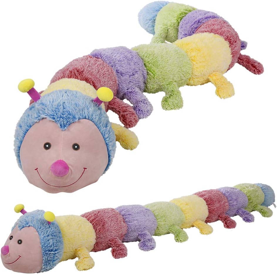 Rhode Island Novelty Jumbo 80 Inch Caterpillar Plush