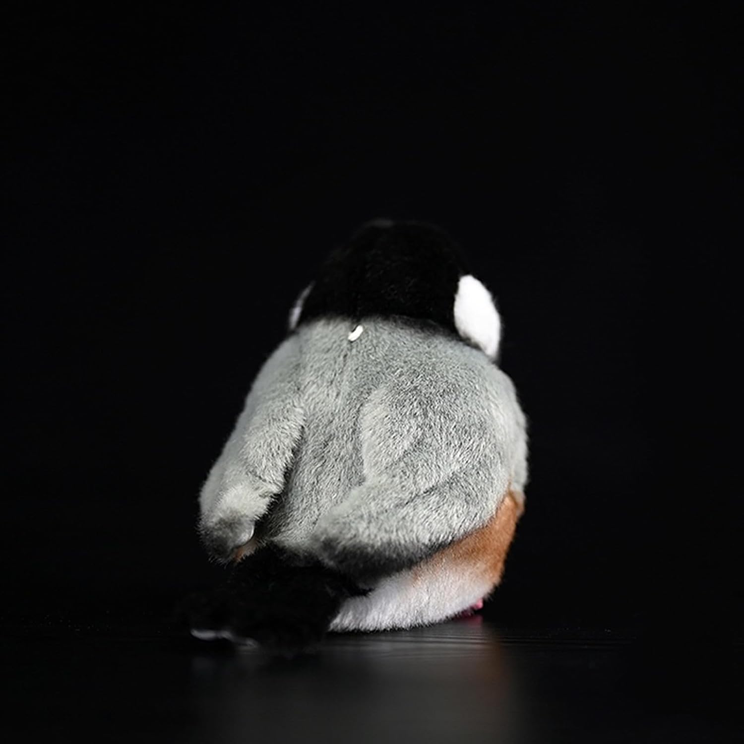 Tiny Heart Gray Bird Plush Toy 59 Inch Soft Cuddly Stuff Animal