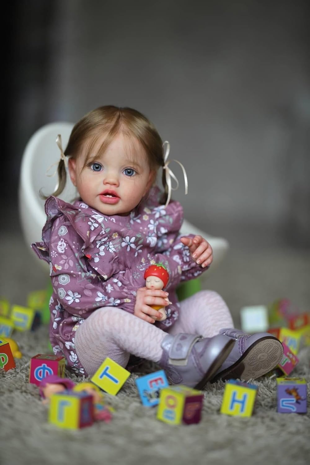 Angelbaby 24 Inch Lifelike Reborn Toddler Girl Doll