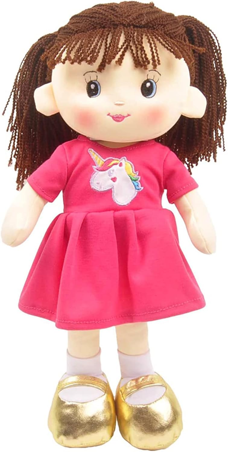 Linzy Toys 16 Pink Laura Plush Rag Doll