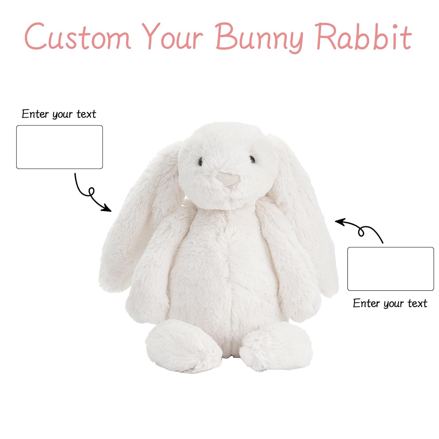 Personalized Easter Bunny Rabbit with Name