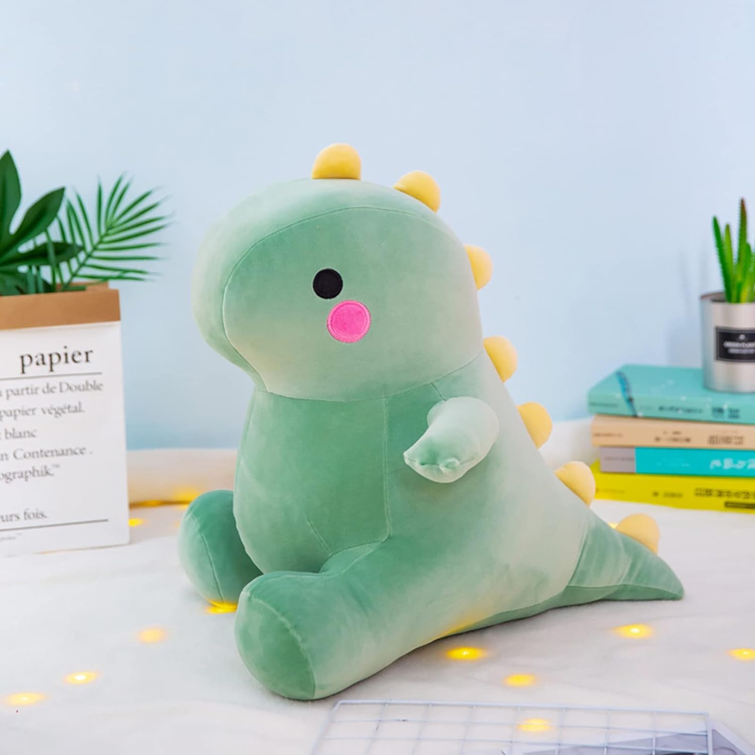 Cute Dinosaur Plush Toy - 13in Green Stuffed Animal