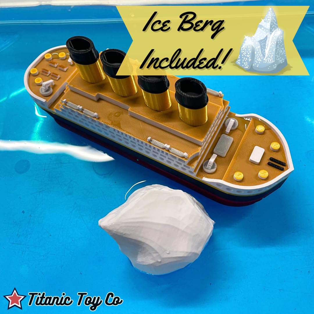 8 Inch Titanic Pool Toy and Bath Toy for Kids