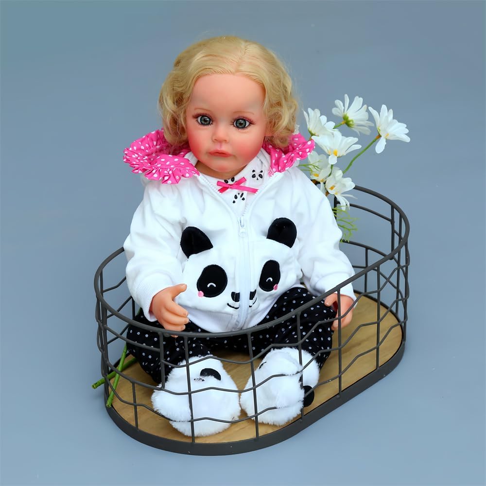 OYESY Reborn Baby Doll Panda Outfit 16-20 Inch