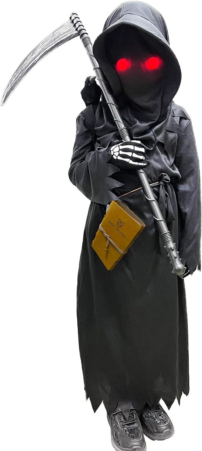 Longpo Halloween Costume for Boys Grim Reaper Set 1