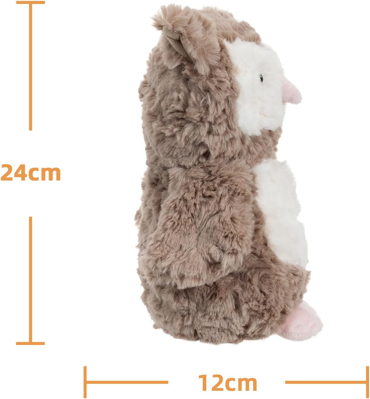 Apricot Lamb Brown Owl Plush Stuffed Animal 95 Inches