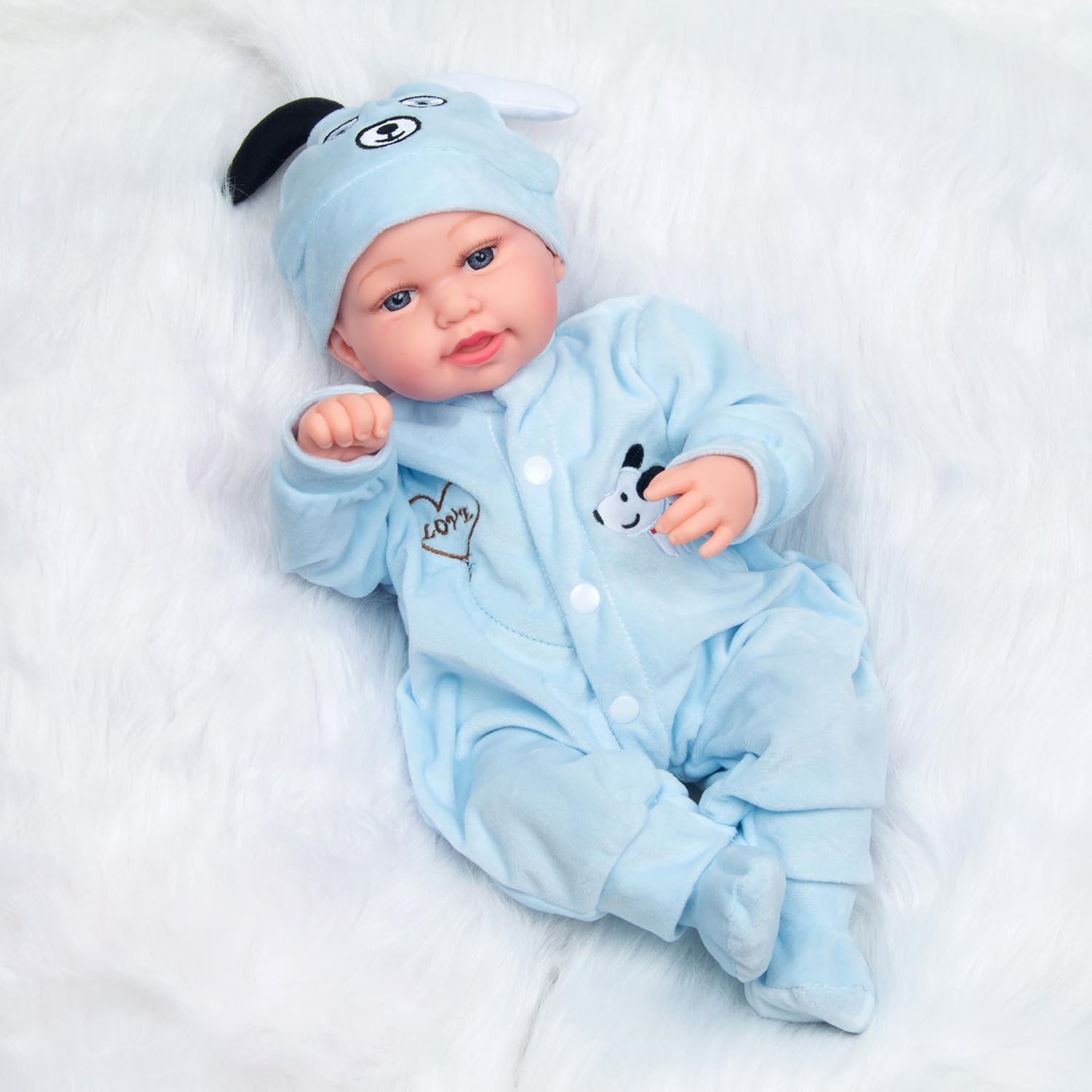 Pedolltree Reborn Baby Doll Clothes 3 Pcs Set