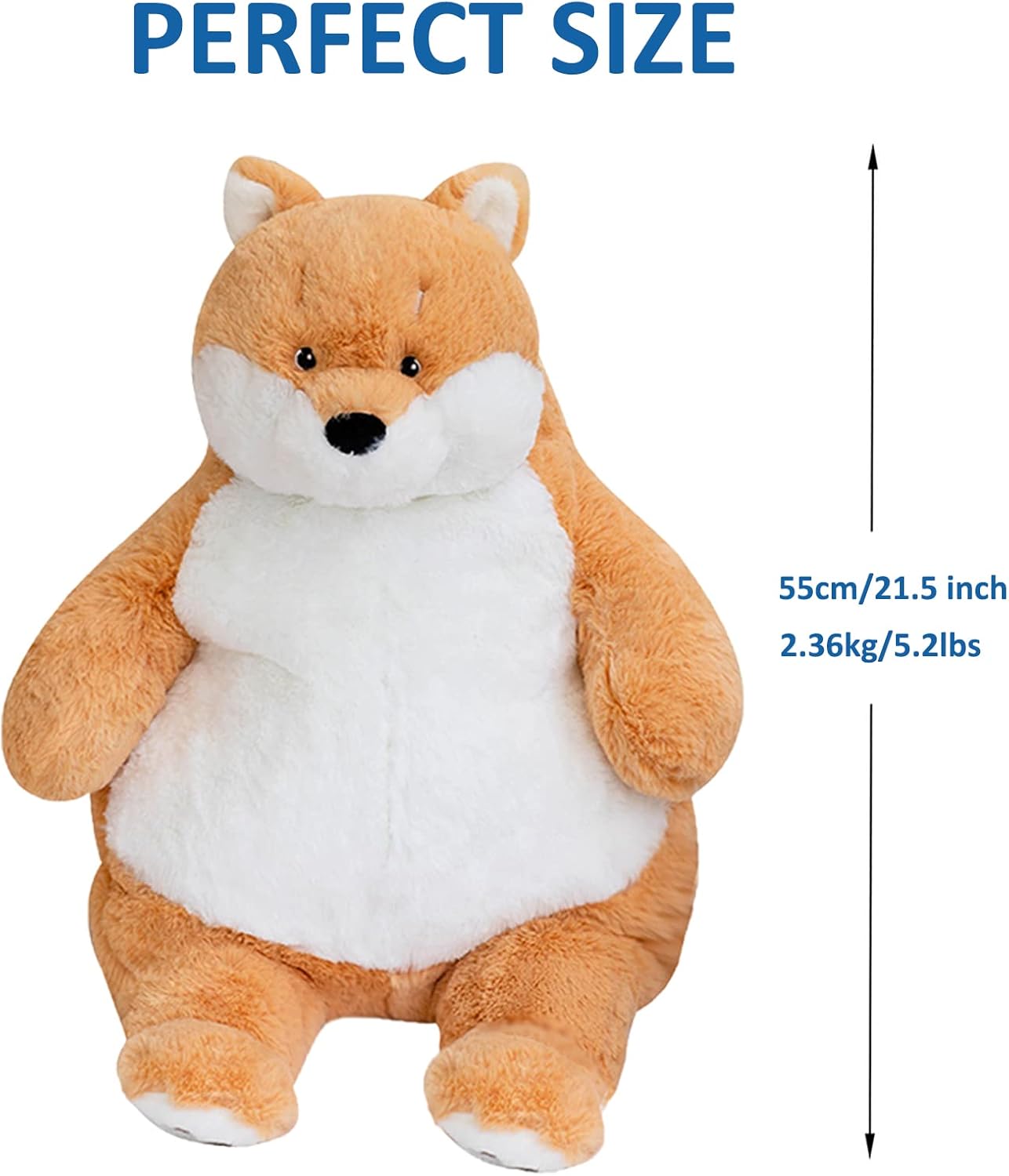 Ronivia Shiba Inu Weighted Plush Pillow