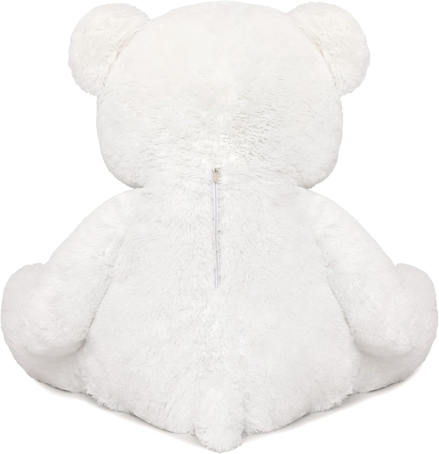 40 Inch White Teddy Bear Plush Pillow Gift