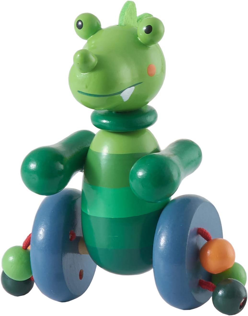 RUYU Perky Crocodile Push Pull Toy for Toddlers