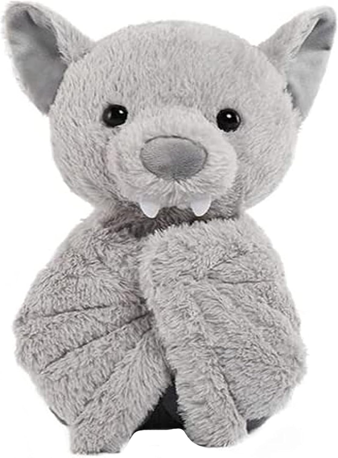 Cuddly 11 Inch Grey Plush Bat Halloween Stuffed Animal Toy