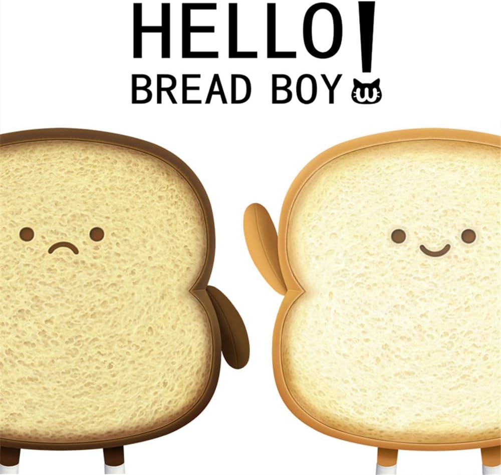Funny Toast Bread Plush Pillow Toy - Cute Design for Relaxation