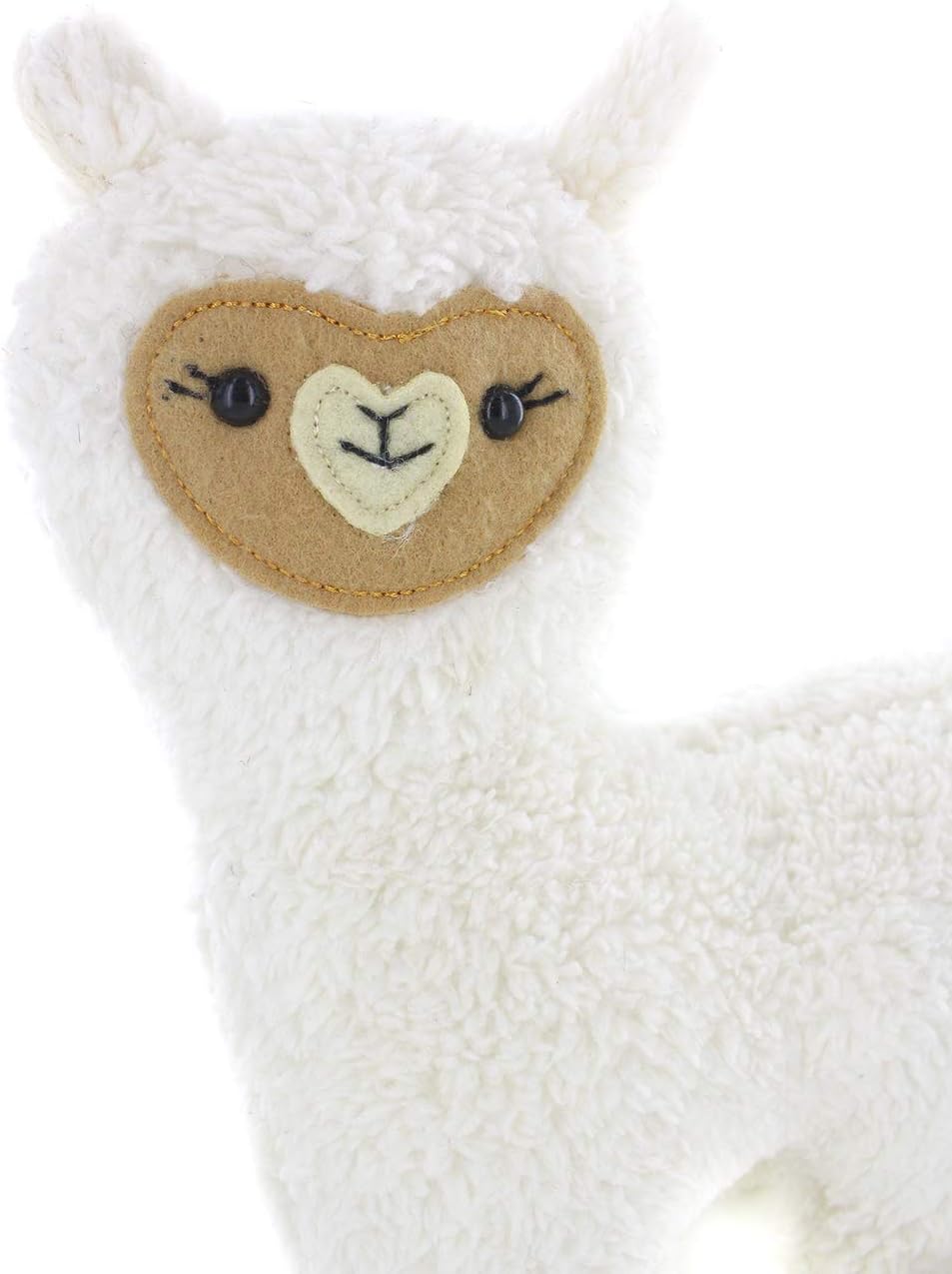 Plushland Marshmella 10 Inch White Llama Plush Toy