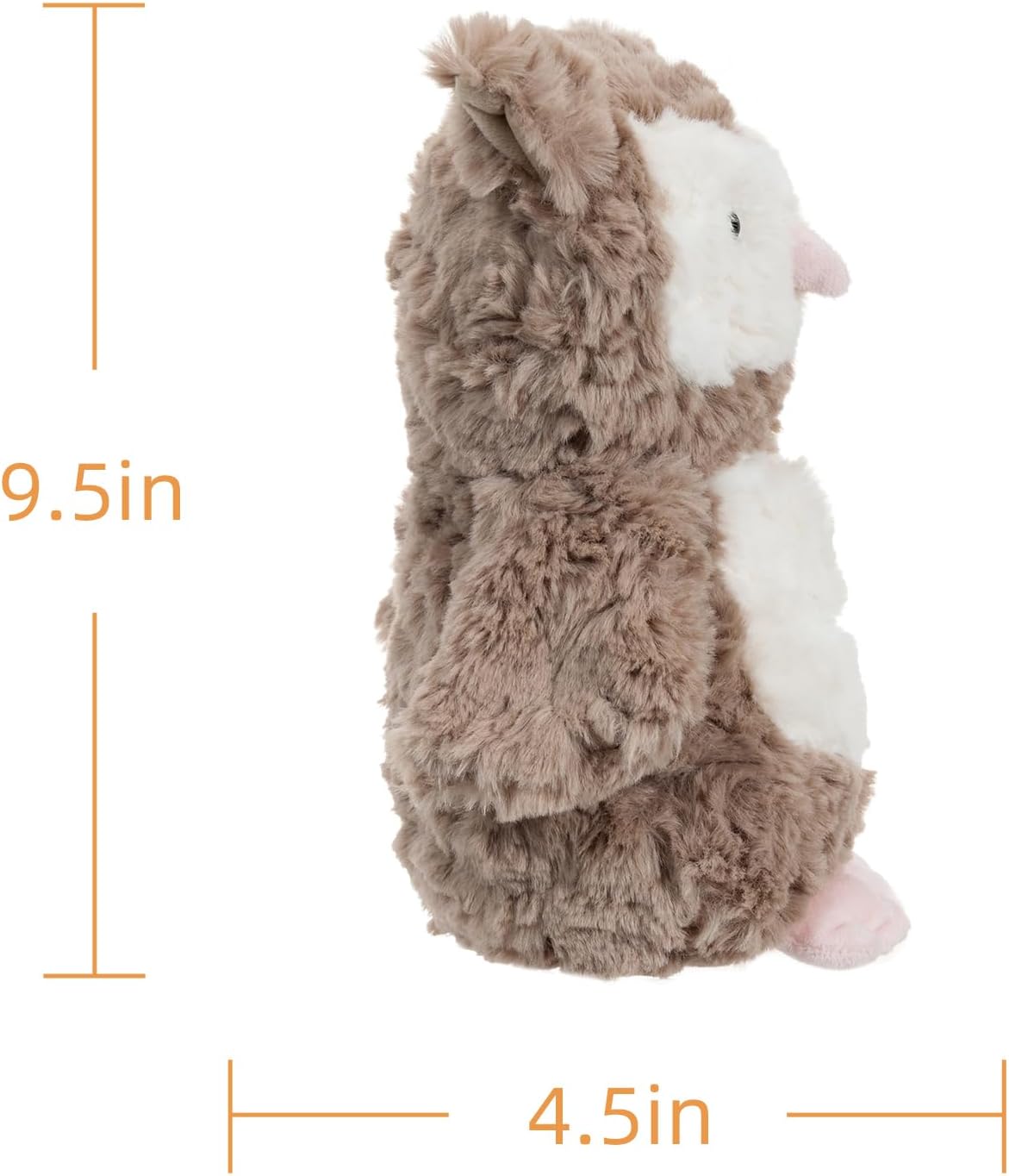 Apricot Lamb Brown Owl Plush Stuffed Animal 95 Inches