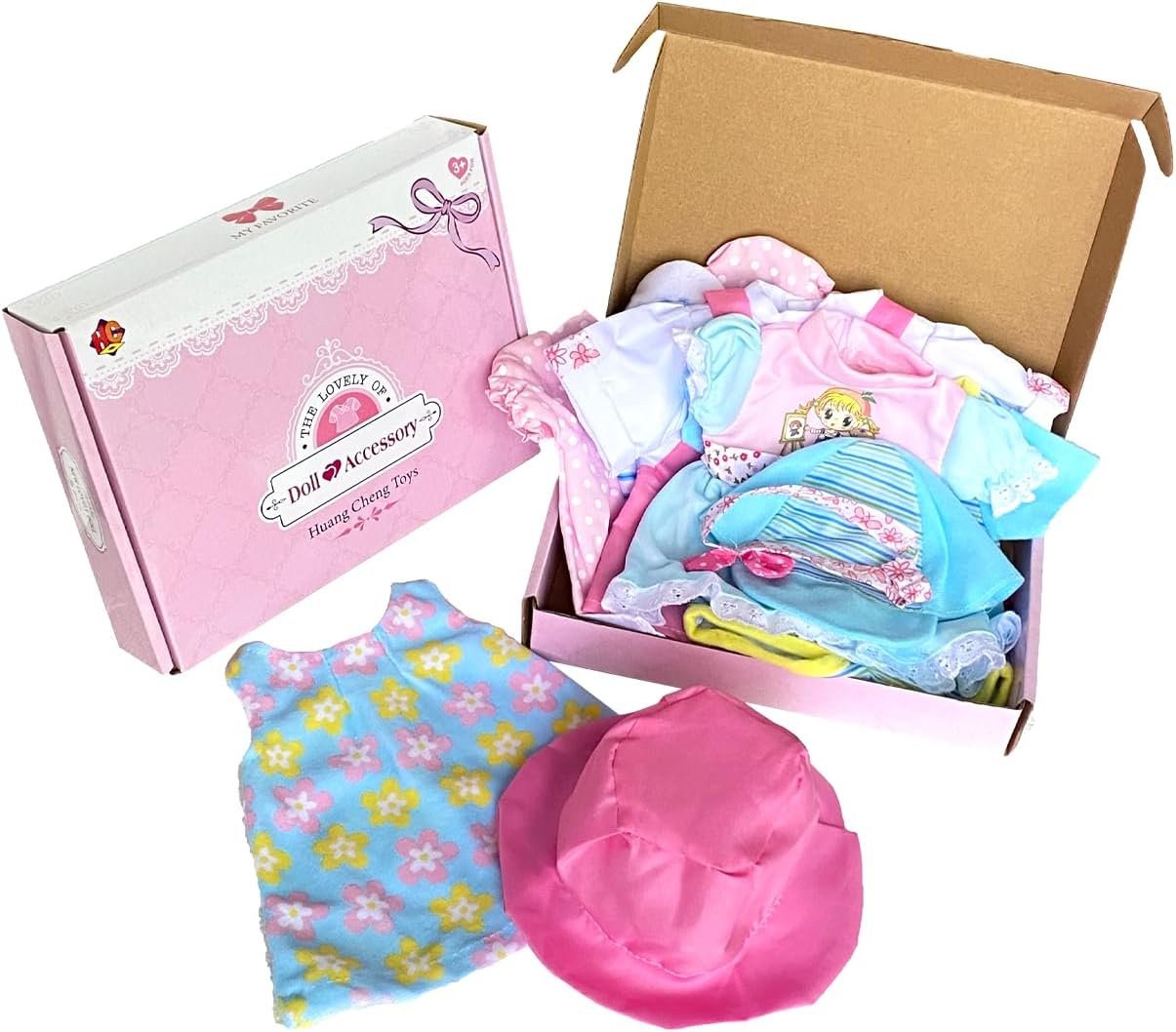 Handmade Baby Doll Clothes for 12-15 Inch Dolls 12 Pcs Set