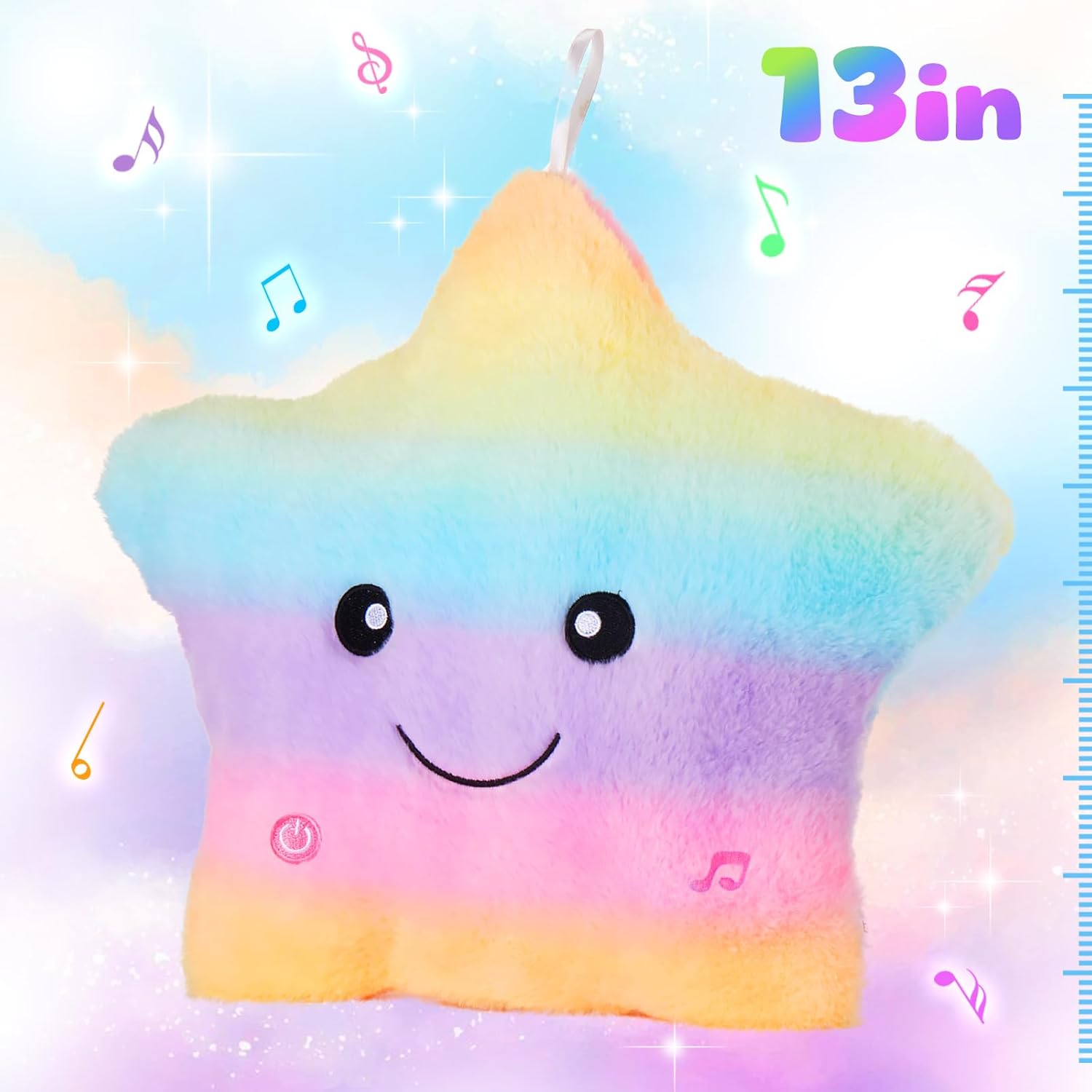 BSTAOFY 13 Musical LED Twinkle Star Stuffed Animal