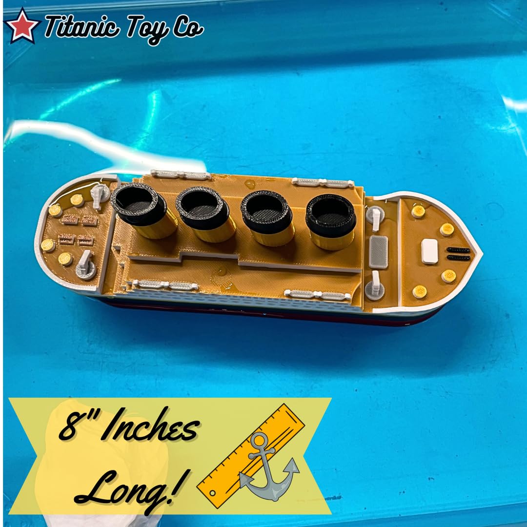 8 Inch Titanic Pool Toy and Bath Toy for Kids
