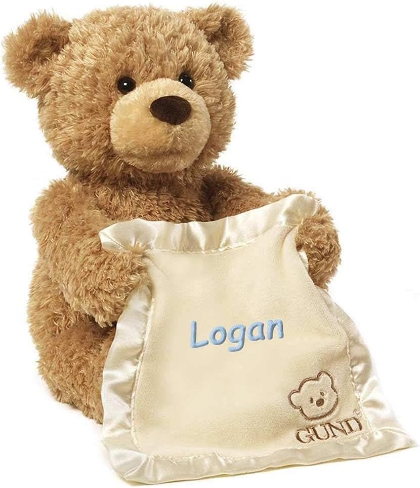 DIBSIES Peek A Boo Bear Plush Toy with Animation