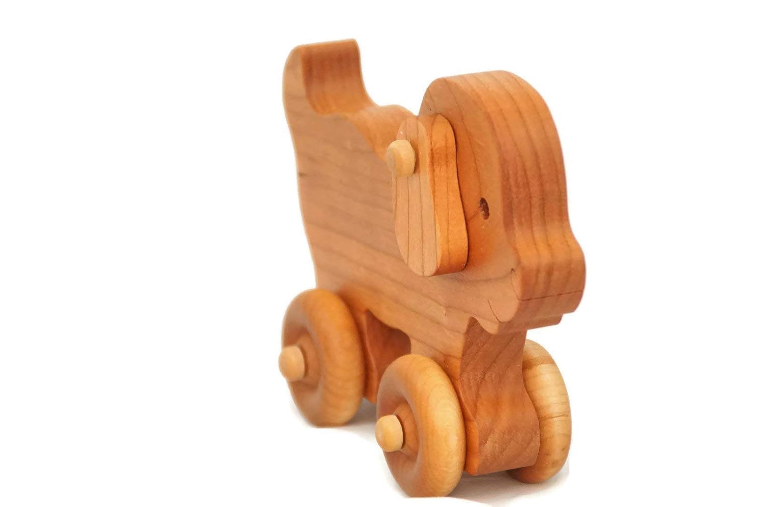 Little Wooden Wonders Wooden Toy Puppy Car