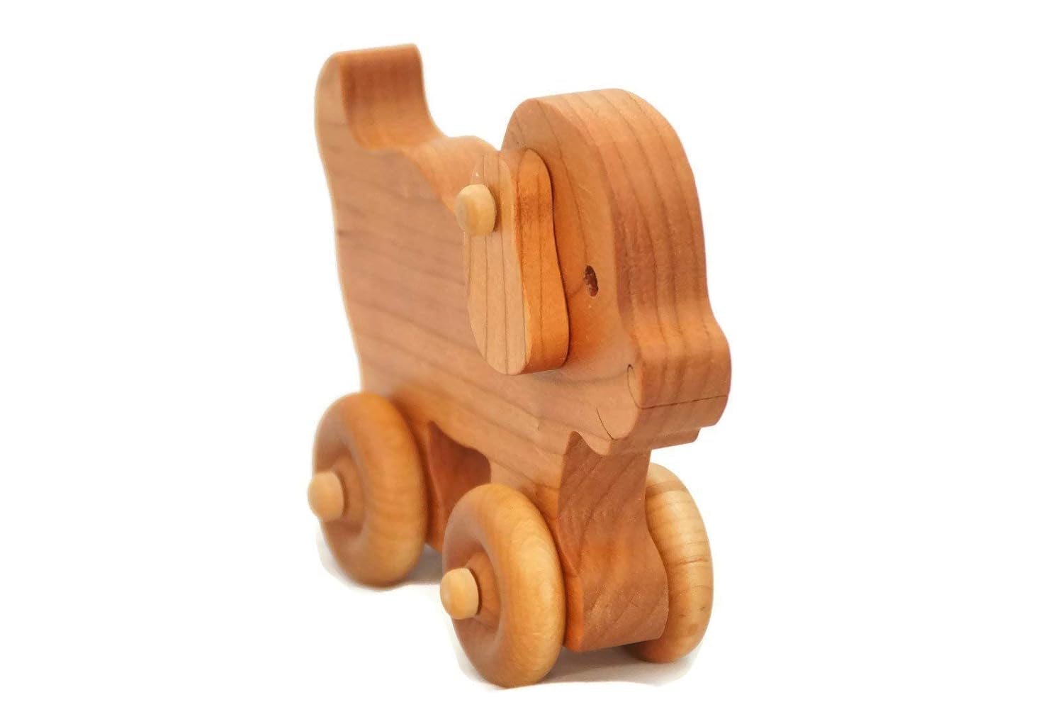 Little Wooden Wonders Wooden Toy Puppy Car