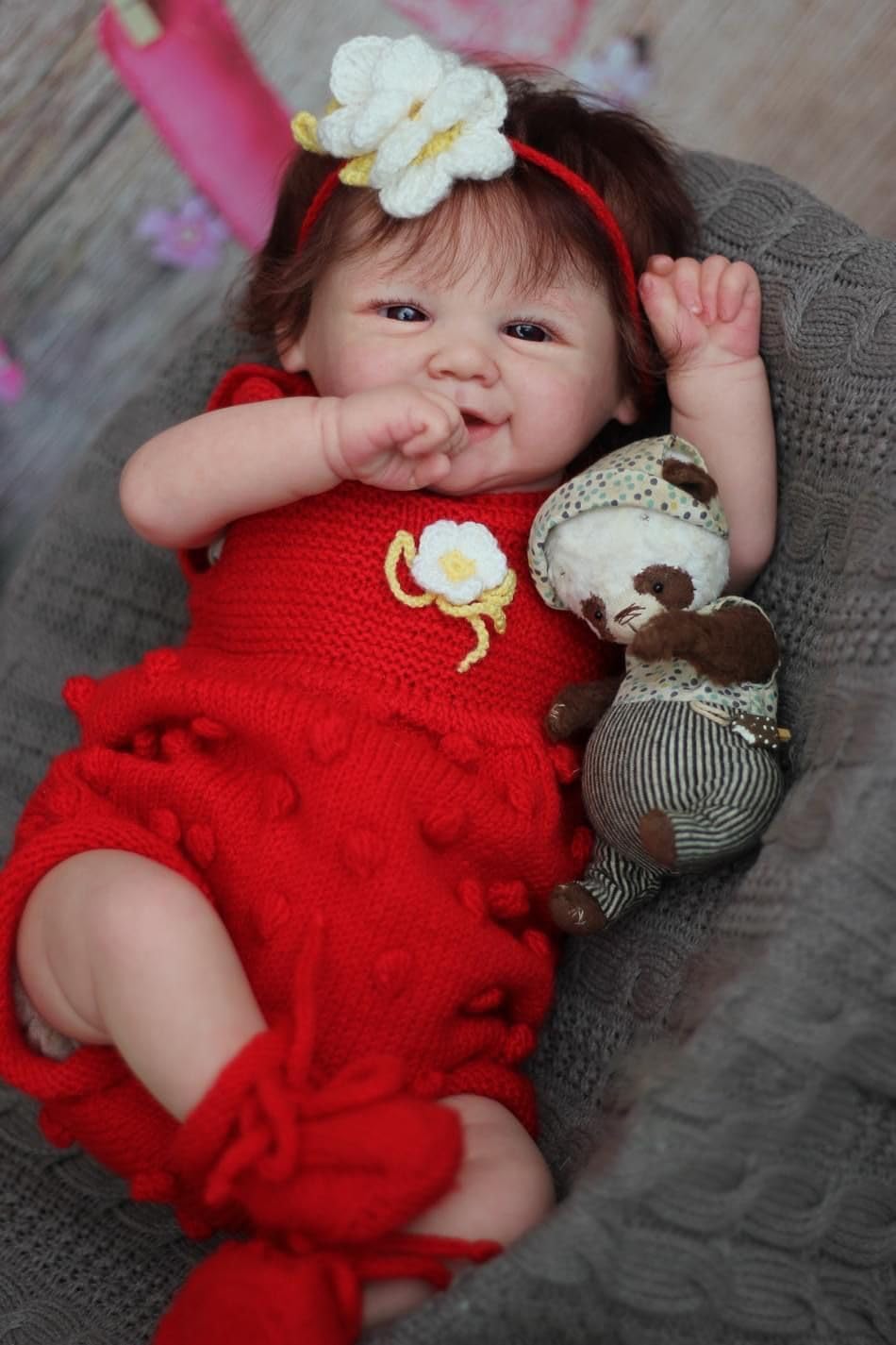 Angelbaby 19 Inch Realistic Newborn Girl Doll with Accessories