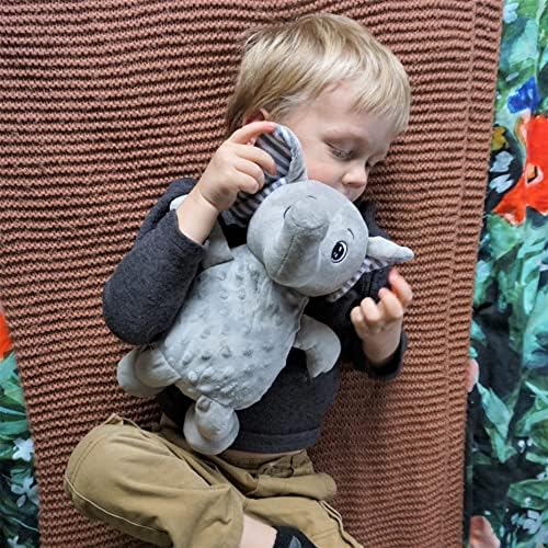 SENSORY4U Weighted Elephant Plush Toy - 25 Lb Stress Relief Comforter