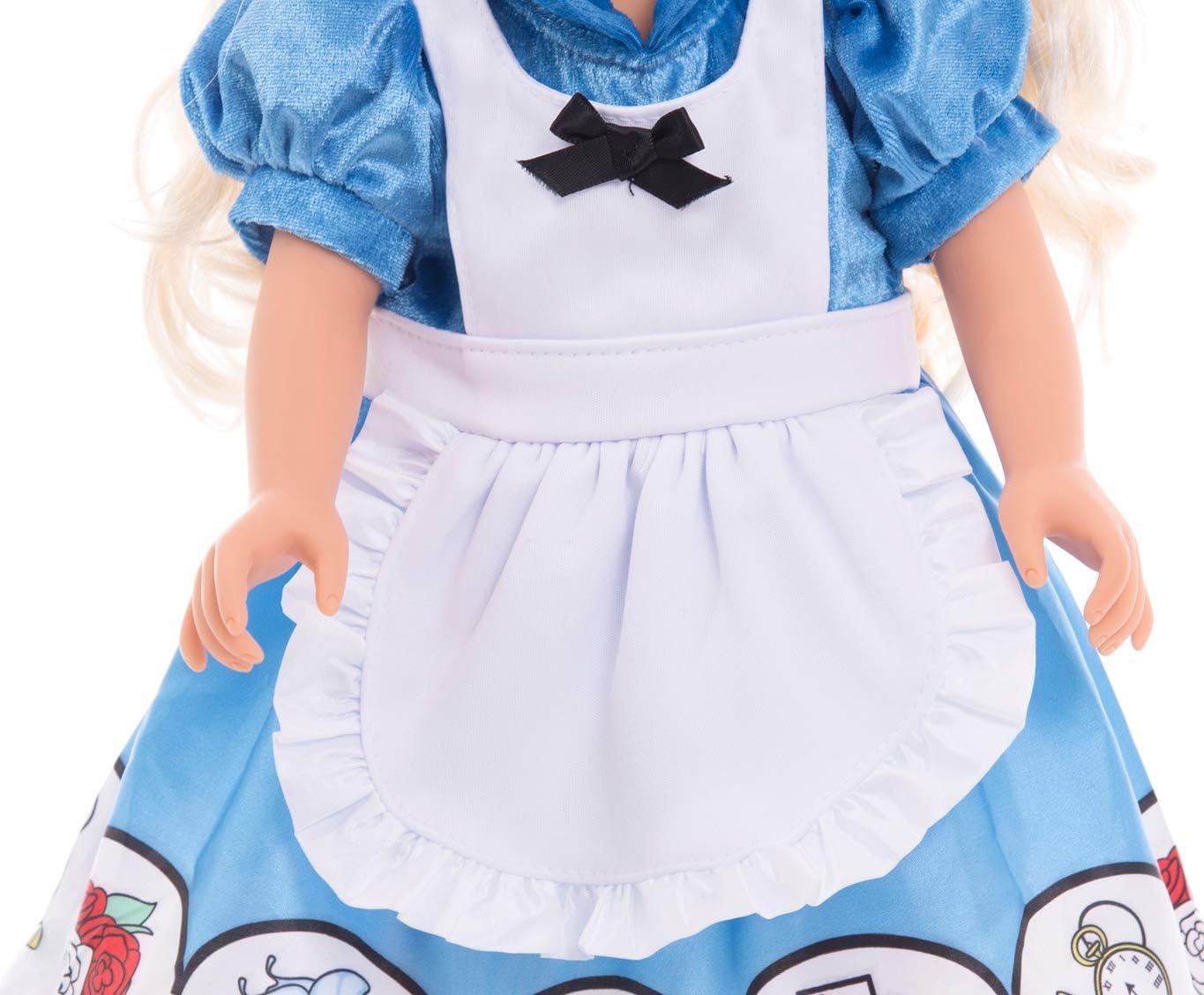 Little Adventures Alice Princess Dress With Headband - Machine Washable