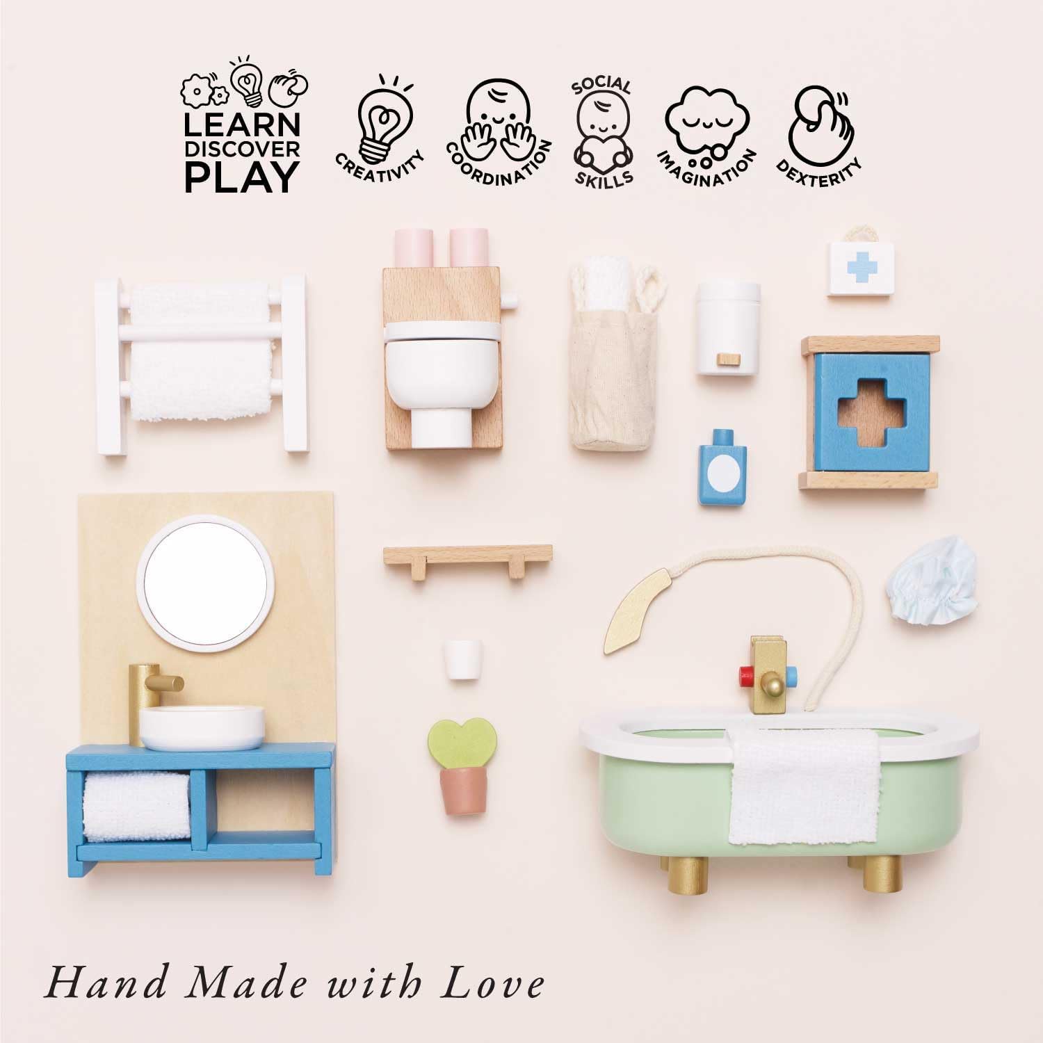 Le Toy Van Daisylane Bathroom Wooden Playset