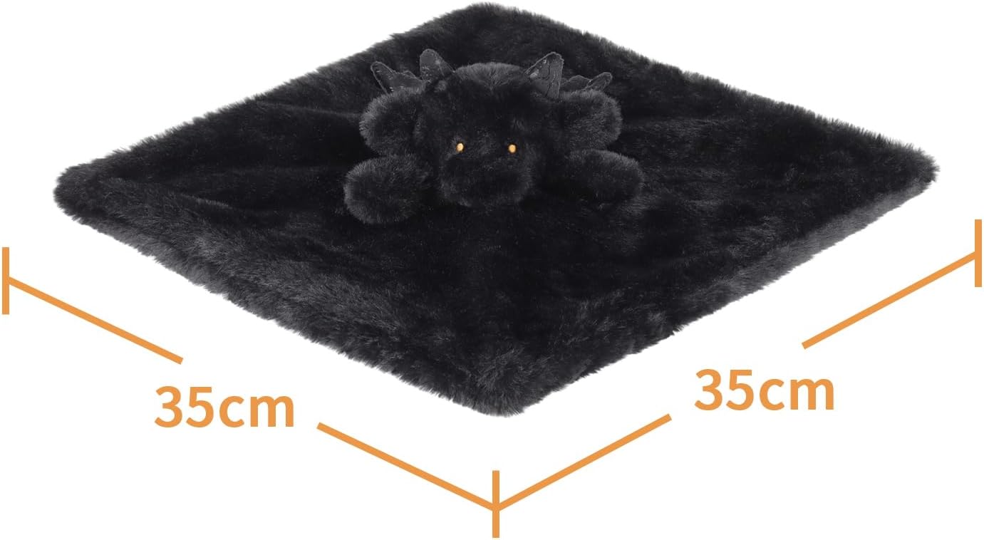 Apricot Lamb Black Dragon Baby Lovey Security Blanket