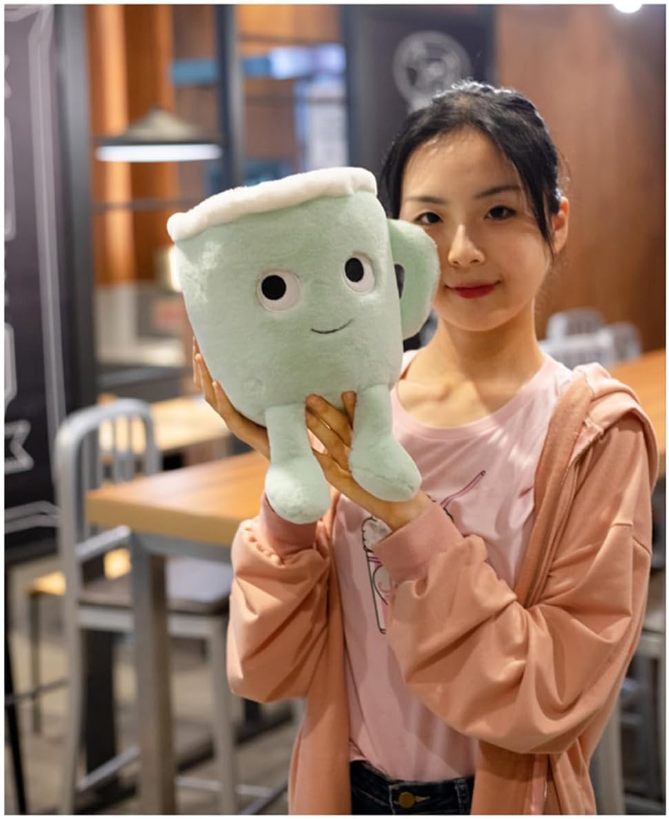 Yoholto Latte Plush Pillow Green