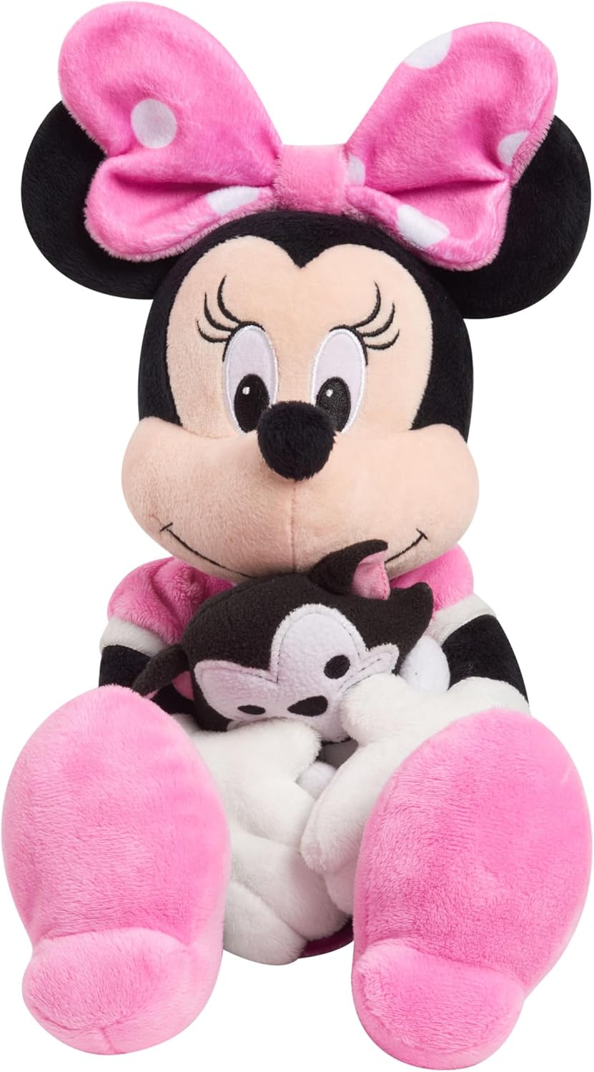 Disney Classics Lil Friends Minnie Mouse and Figaro Plush Stuffed Animal