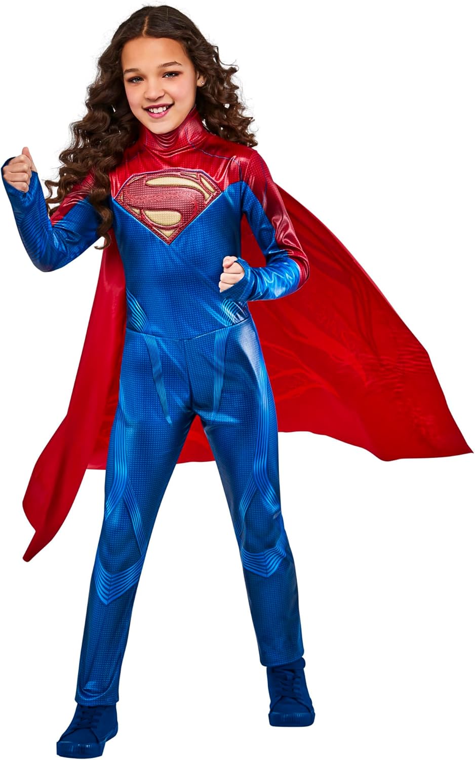 Rubies Girls Supergirl Costume Jumpsuit Large