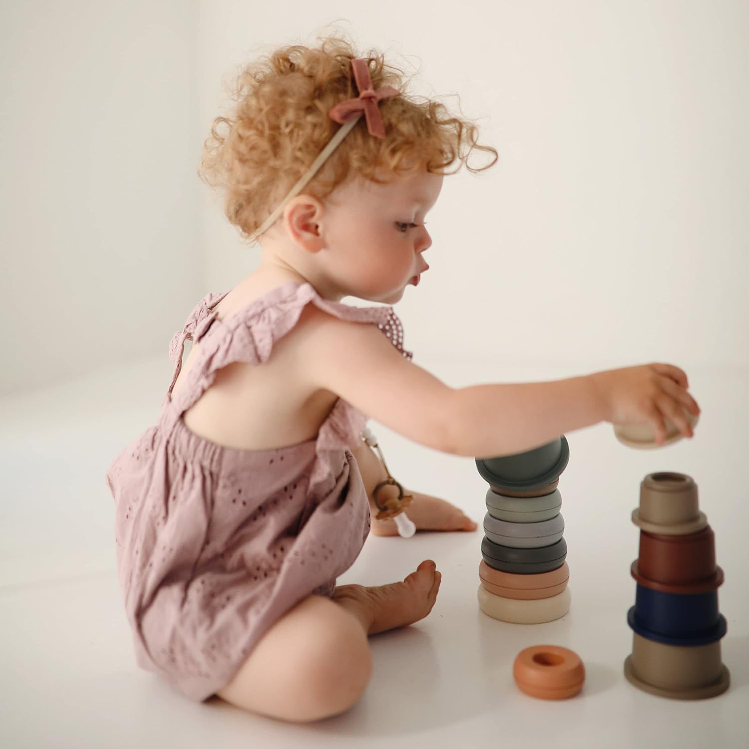 Mushie Stacking Cups Toy Danish Design 1