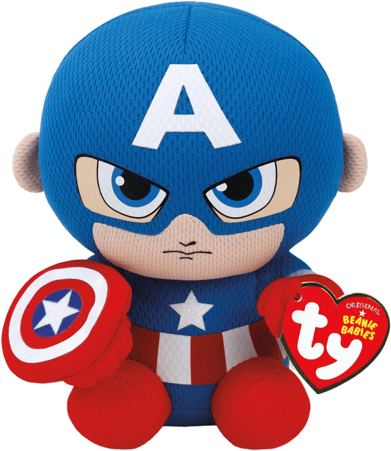 Ty Captain America Plush Stuffed Animal 8