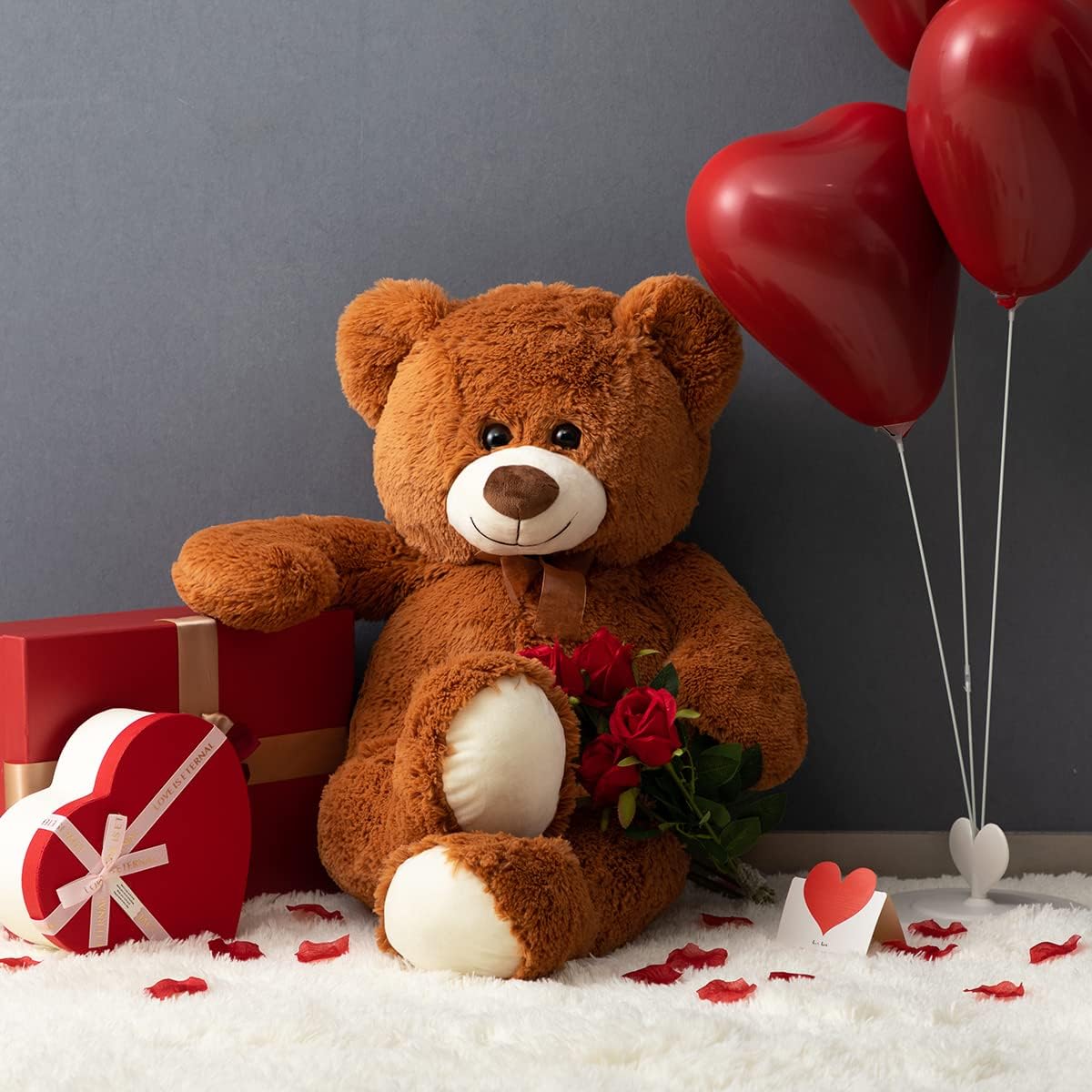 HollyHOME 36 Inch Big Teddy Bear Brown Plush