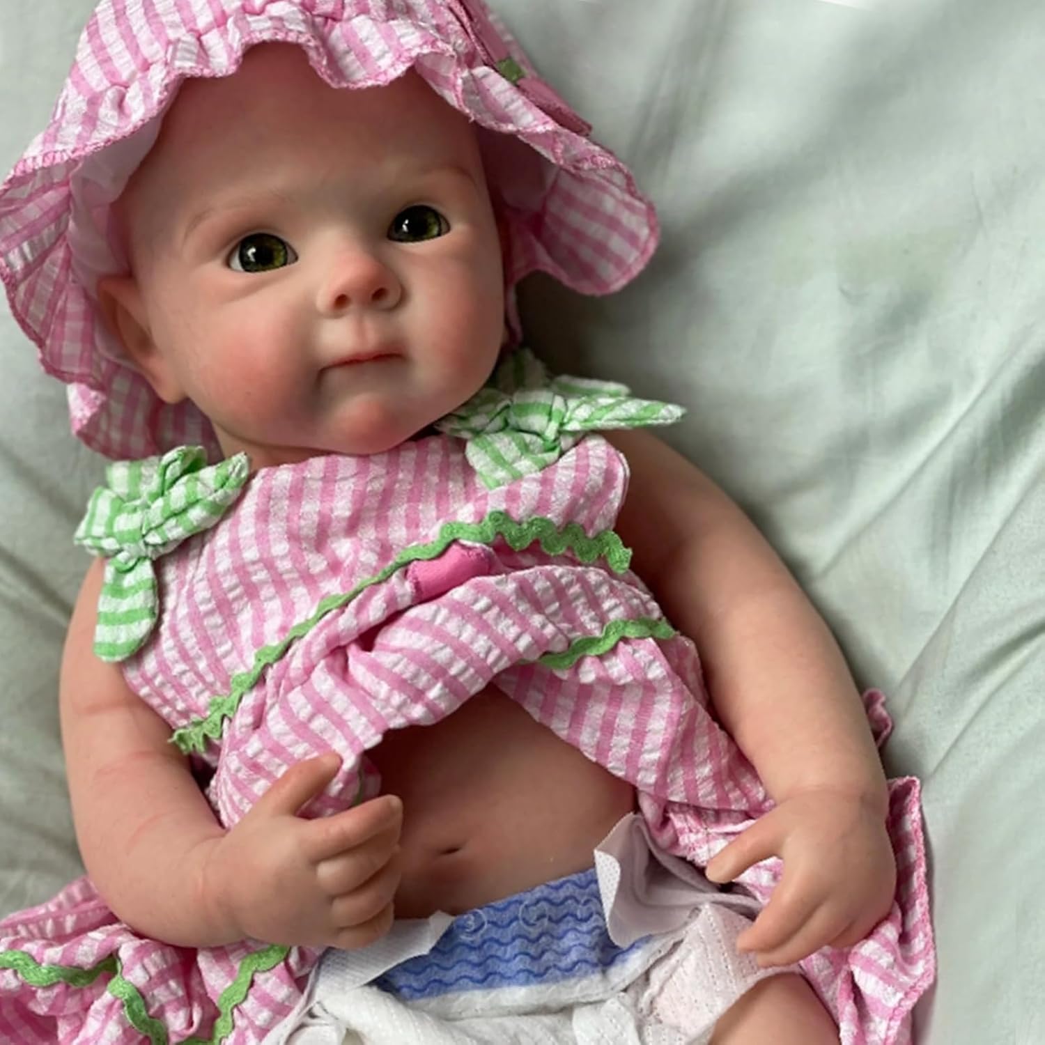 OtardDolls 18 Inch Realistic Silicone Newborn Baby Girl Doll