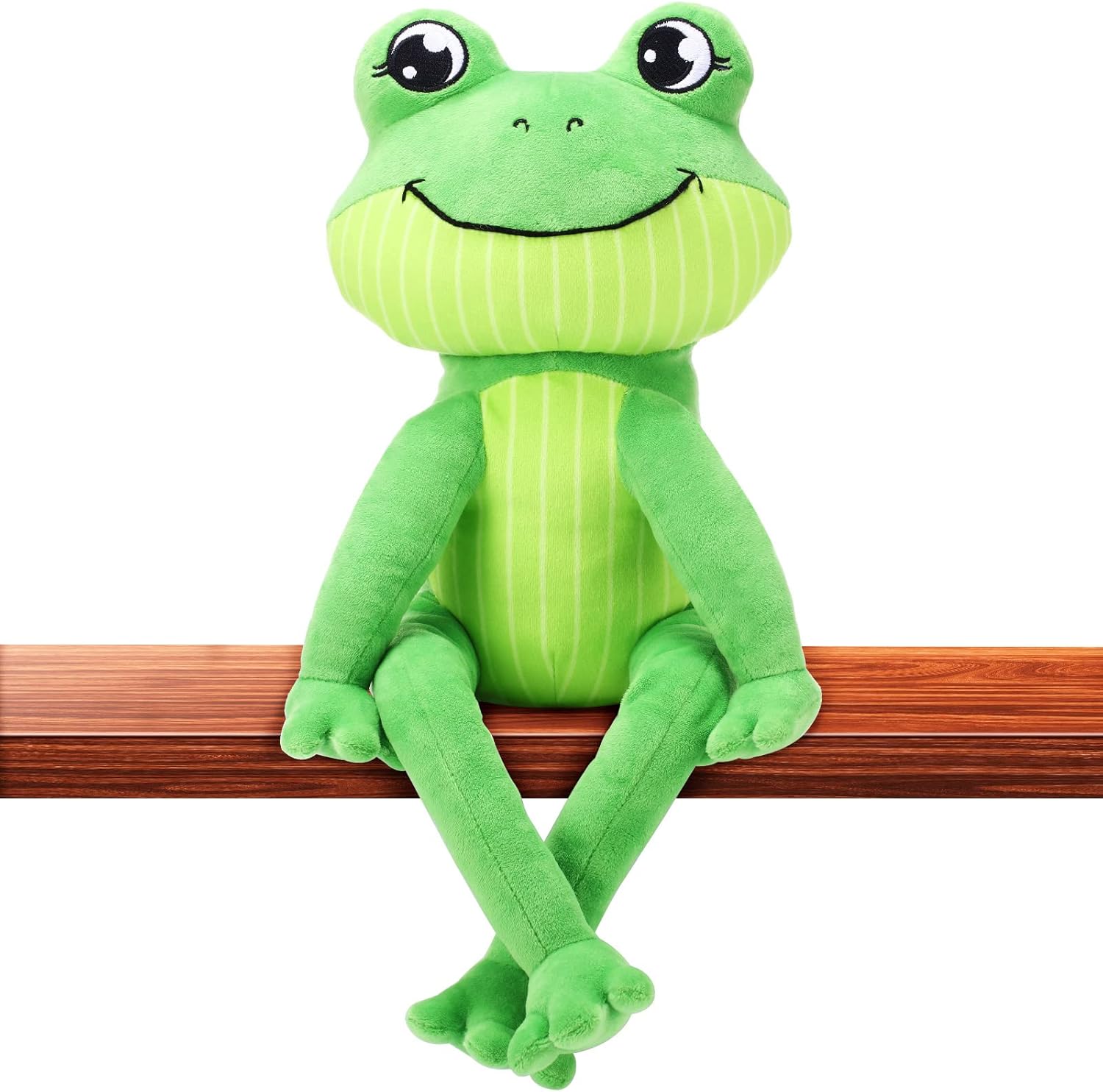 HyDren 17 Inch Green Frog Plush Toy