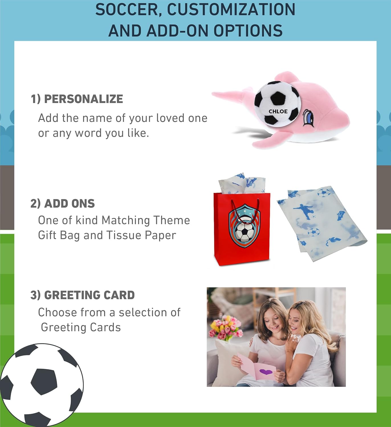 DolliBu Pink Dolphin Plush with Soccer Ball - 12 Inches