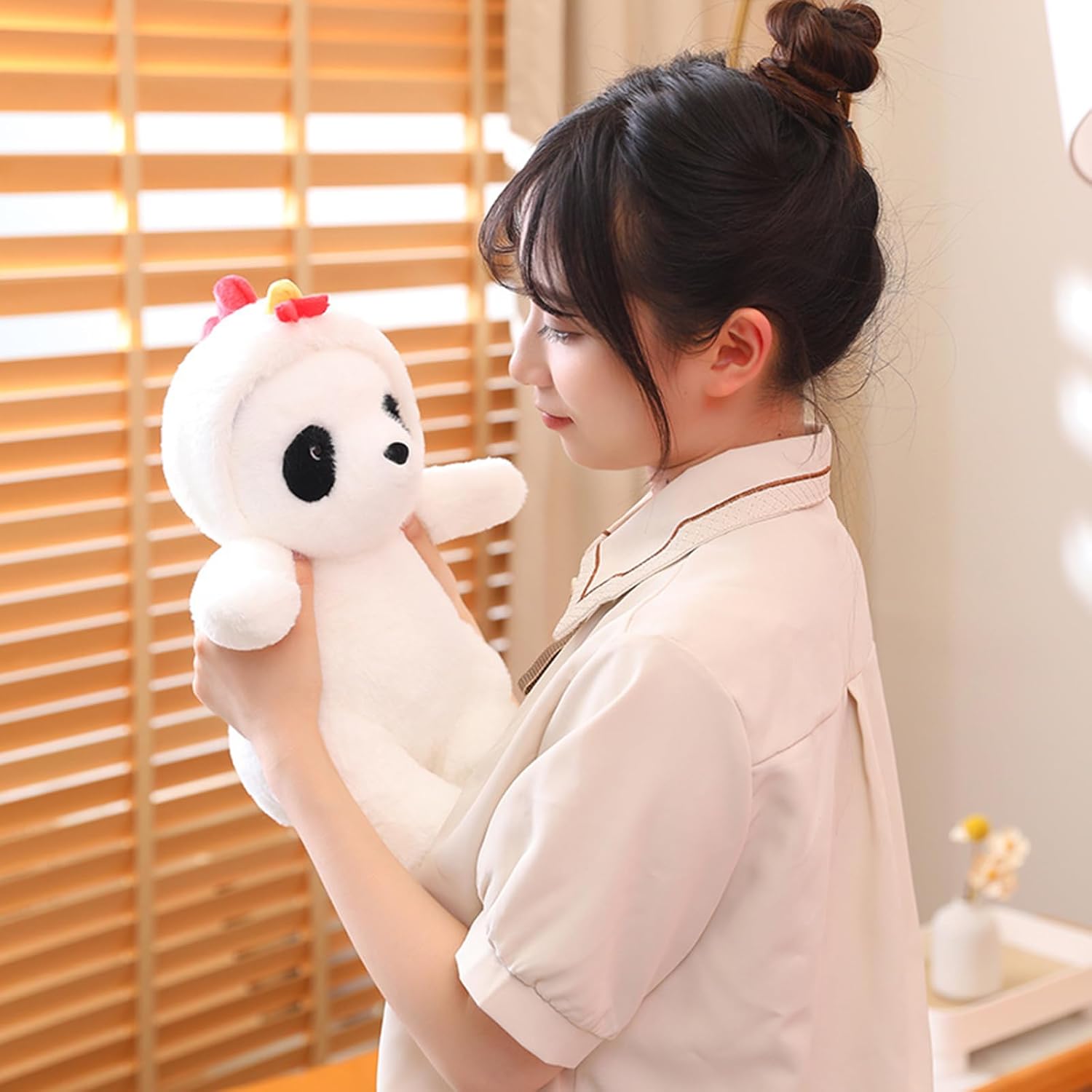CASAGOOD Stuffed Panda Chick Costume Plush Toy 12 Inch