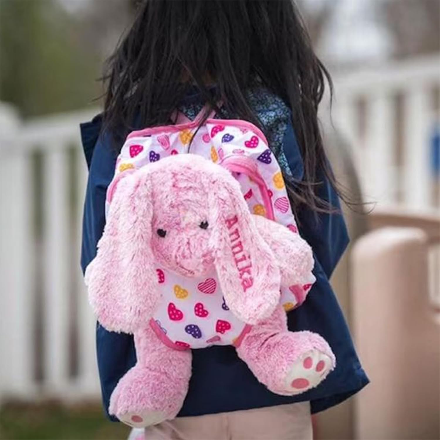 Personalized Plush Bunny Toy for Kids Soft Easter Gift