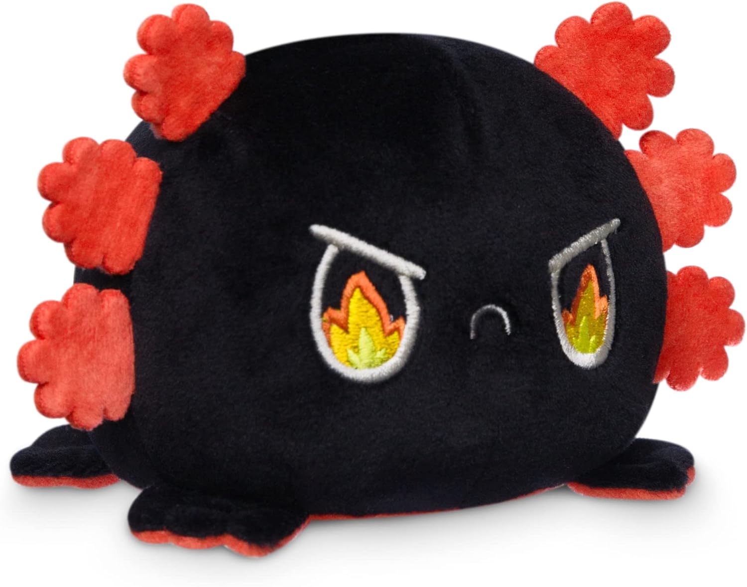 TeeTurtle Reversible Axolotl Plushie - Fire Eyes