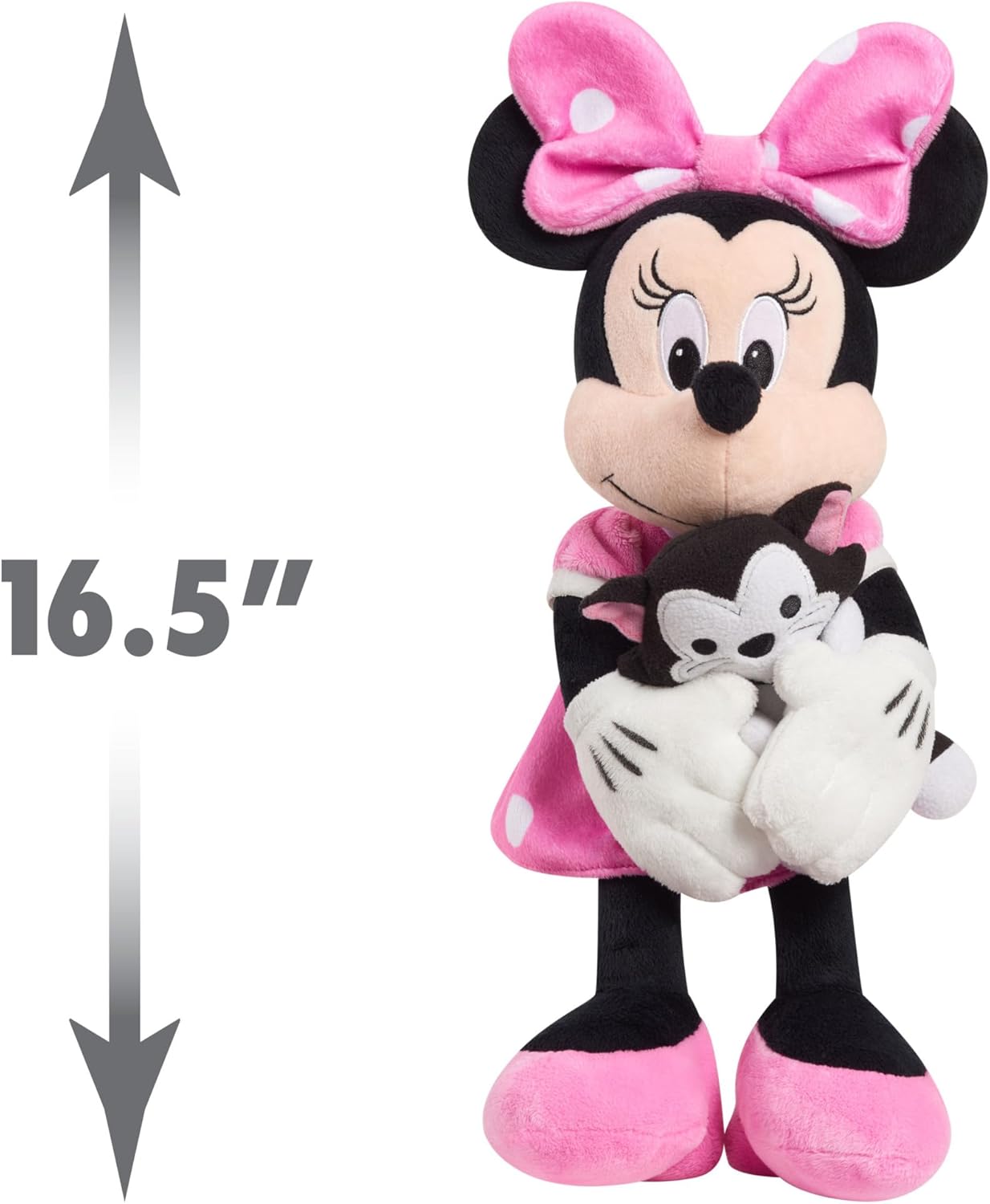 Disney Classics Lil Friends Minnie Mouse and Figaro Plush Stuffed Animal