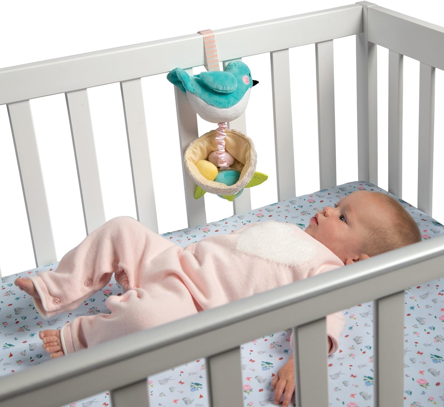 Manhattan Toy Lullaby Bird Pull Musical Crib Toy