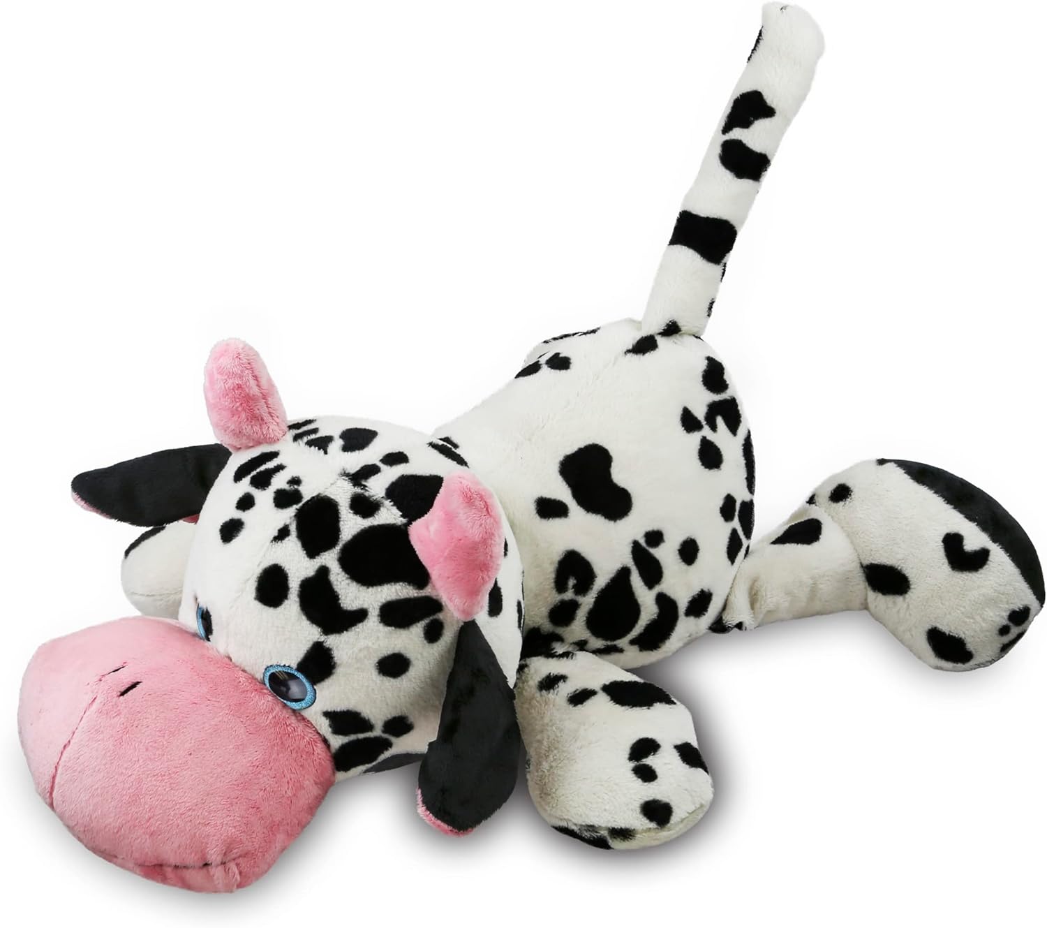 DolliBu Plush Cow Pillow 27 Inch Huggable
