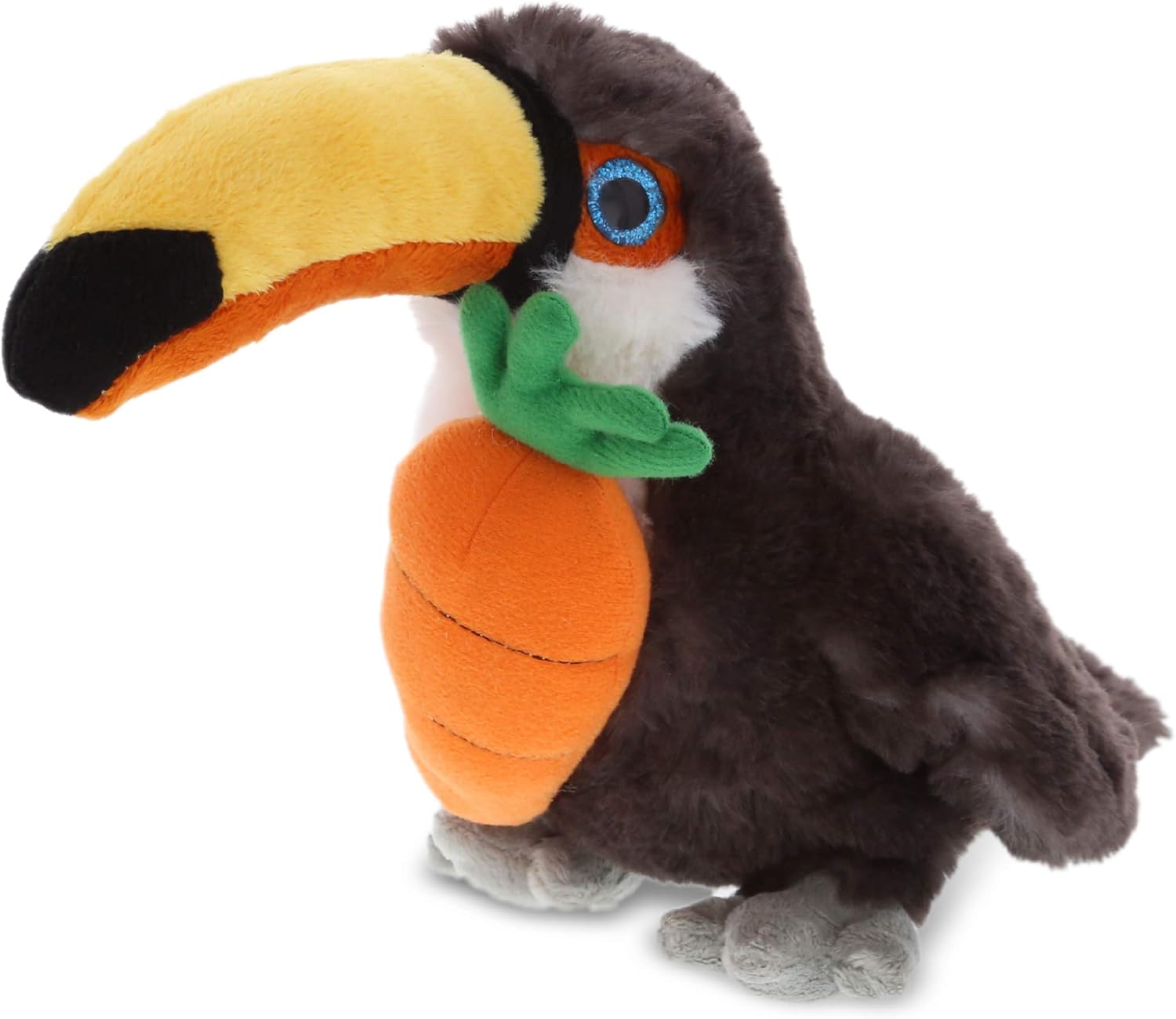 DolliBu Happy Easter Soft Plush Toucan with Carrot
