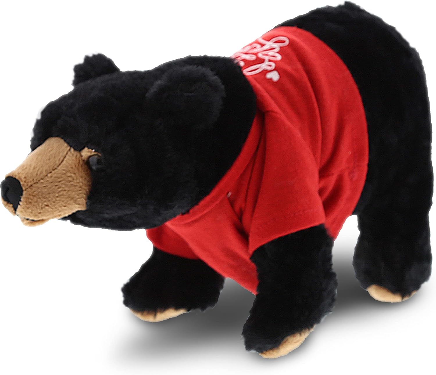 DolliBu I Love You Valentine Wild Black Bear Plush