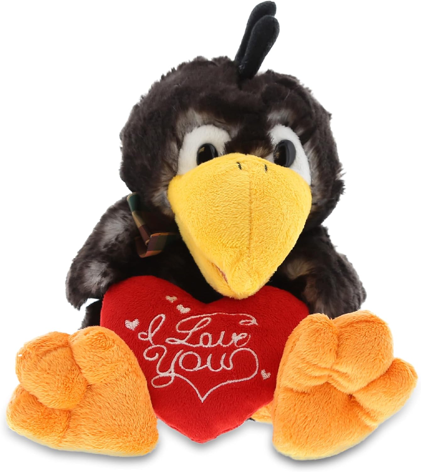 DolliBu I Love You Valentine Sitting Crow Plush - 95 Inches