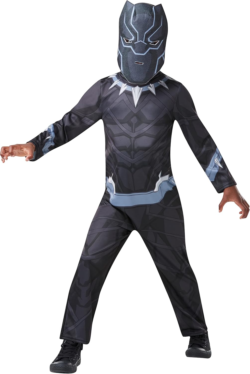 Rubies Black Panther Kids Costume - Official Marvel Jumpsuit