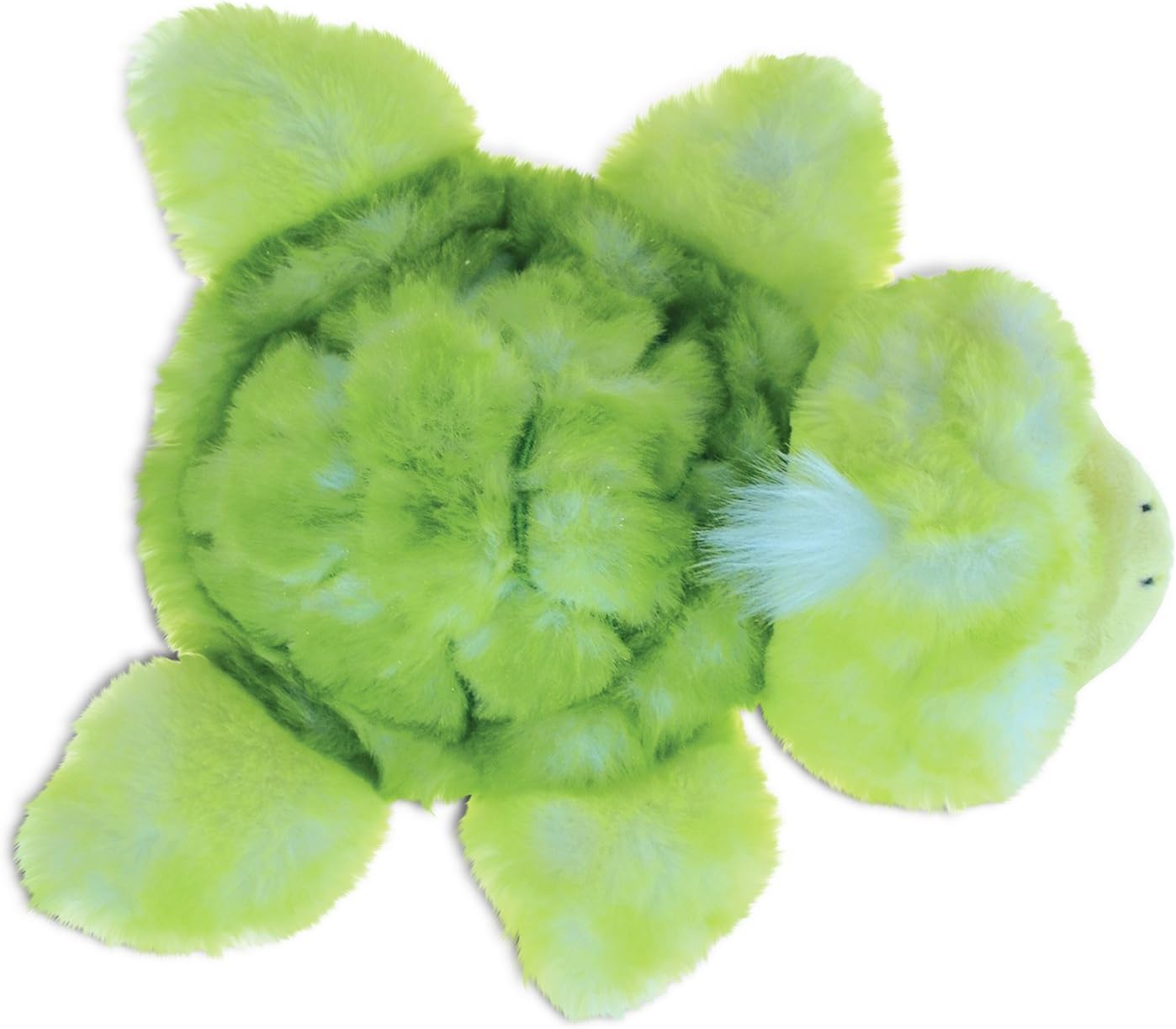 DolliBu Plush Sea Turtle - 11 Inch Huggable Green Turtle Toy