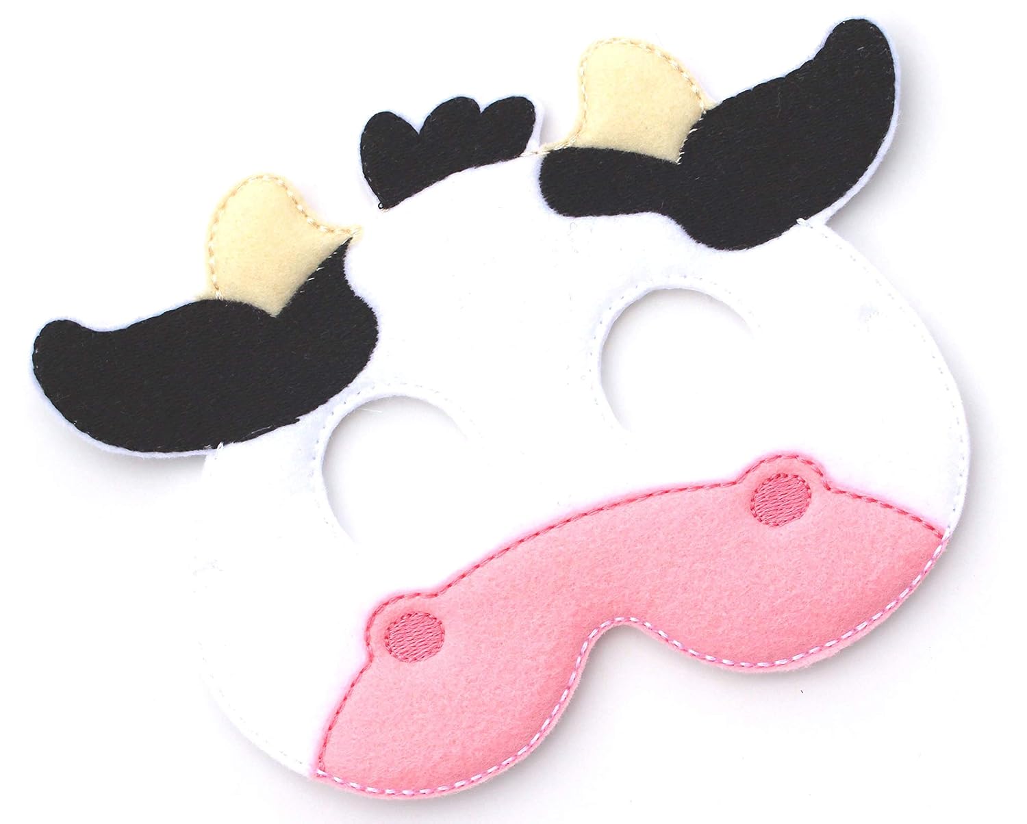 Baby WhatKnots Kids Cow Felt Face Mask